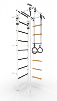 Шведская стенка Атлет-2 (бело-черный)