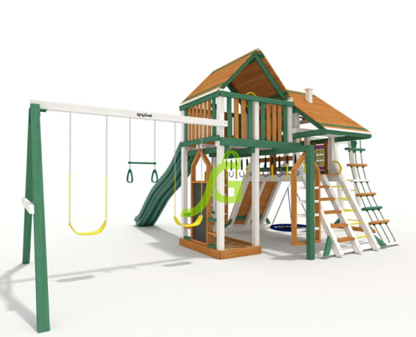 картинка Детская площадка IgraGrad Крепость Фани Deluxe 3 мод.1 от магазина Лазалка