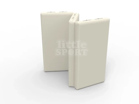 Мат кожзам LittleSport (100х150х10см) складной бежевый