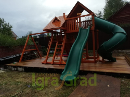 картинка Детская площадка IgraGrad "Крепость Фани Deluxe" 3 от магазина Лазалка