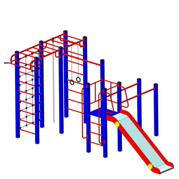 Спортивный городок Пионер " Кадет" ( скат нерж. 2,8 м. по ГОСТу)