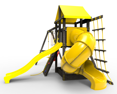 Детская площадка Пикник "Блэк" с винтовой трубой