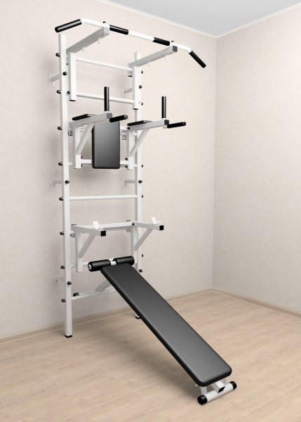 Шведская стенка Sv Sport 507 (Турник стандарт/Брусья/Стойка/Скамья) 507