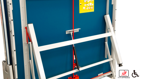 картинка Теннисный стол складной для помещений "K-2023 ITTF Indoor" (274 Х 152.5 Х 76 см ) с сеткой от магазина Лазалка