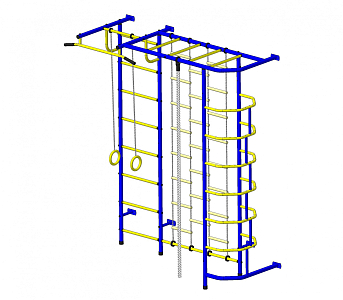 Детский спортивный комплекс ДСК "Пионер-С5Л" с лестницей (пристеночный)