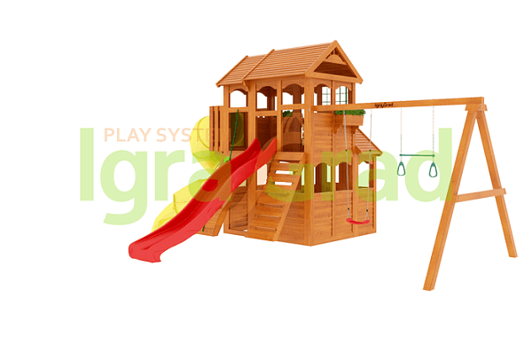 Детская площадка IgraGrad "Клубный домик 3 с трубой