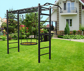 Уличная шведская стенка Sv Sport рукоход У523.2 (Турник/Брусья/Гнездо 115см)